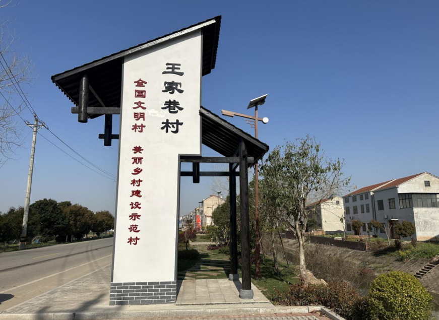 嘉鱼簰洲湾镇王家巷村:"三色妙笔"绘就乡村振兴"锦绣图"_云上咸宁