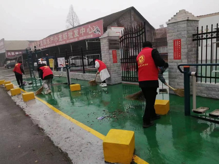 杨市街道：人居环境再提升 干净卫生过大年