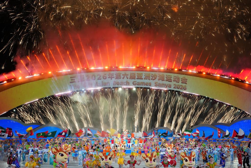 亚沙会 | 南海潮涌 天涯此时——第六届亚洲沙滩运动会开幕式侧记