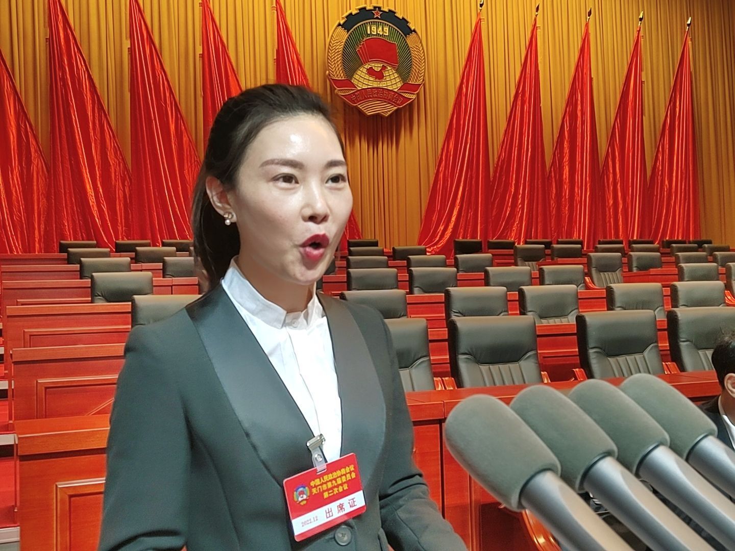 曾伟委员作大会发言甘普华委员作大会发言郭瑶委员作大会发言