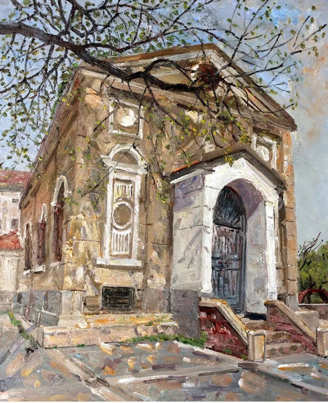 胡朝阳油画艺术展遥远的武汉4月23日起在湖北美术学院开展