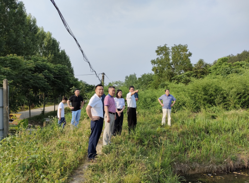 王笠到小林镇实地指导超滤膜净化水厂建设_云上随县