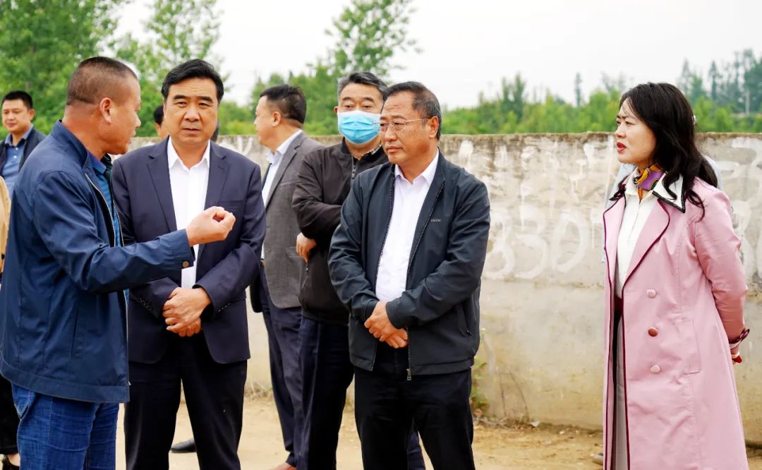 调研督导李德荣到随县调研高标准农田建设情况