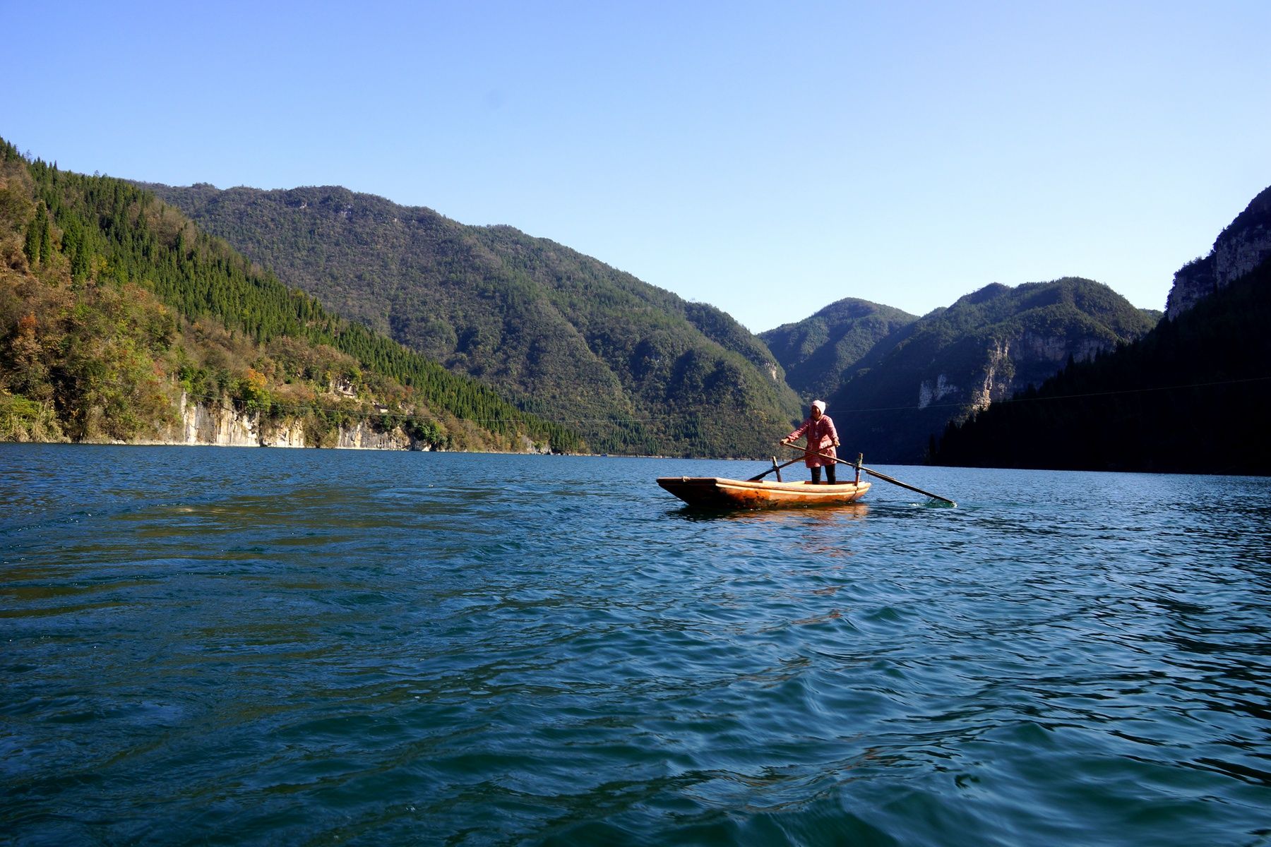 西北口水库 水天一色好风光