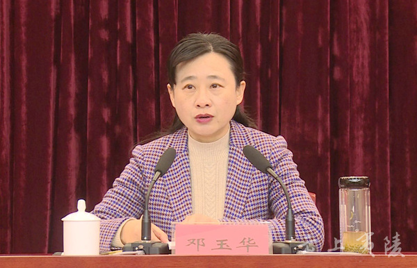 区委副书记,区长邓玉华,区委常委,区纪委书记朱邦伍,区政府其他班子