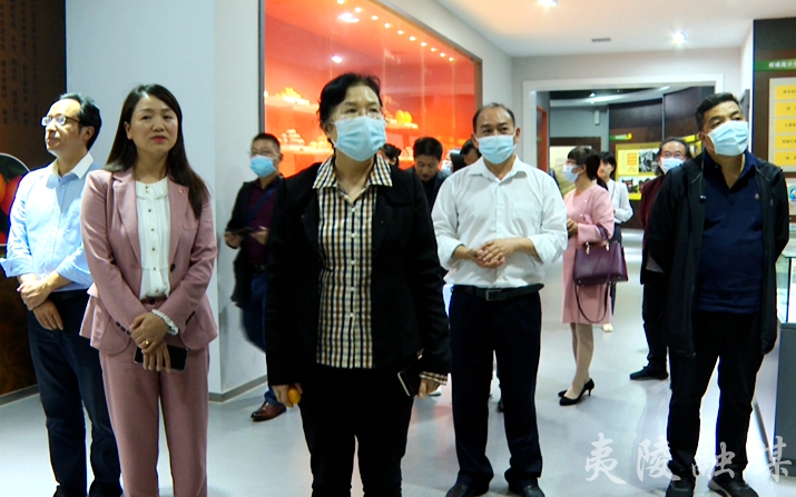 湖北省文化和旅游厅副厅长段天玲调研夷陵非遗保护传承工作