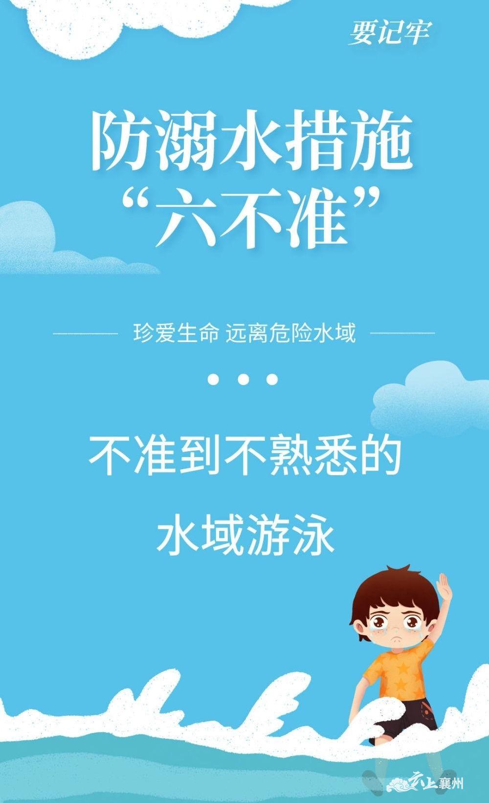 海报防溺水措施六不准要记牢