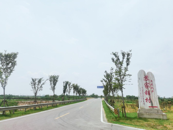 一路驱车进来,蔡家潭和胡家河相辅相成,碧水绕村,从主干道路到乡间