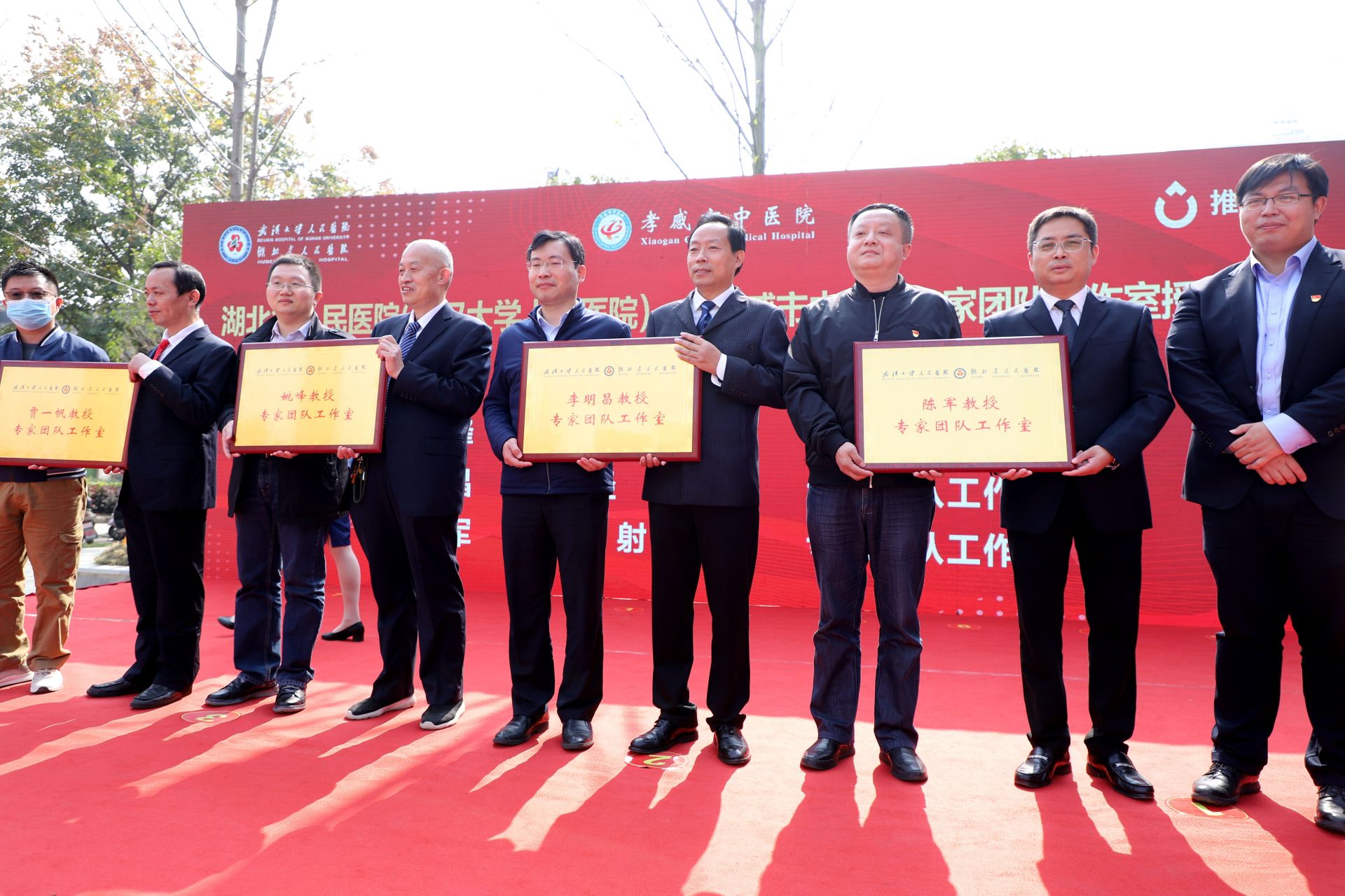 为专家团队工作室,专科联盟授牌区委书记夏齐勇同志宣布:"孝南区影响