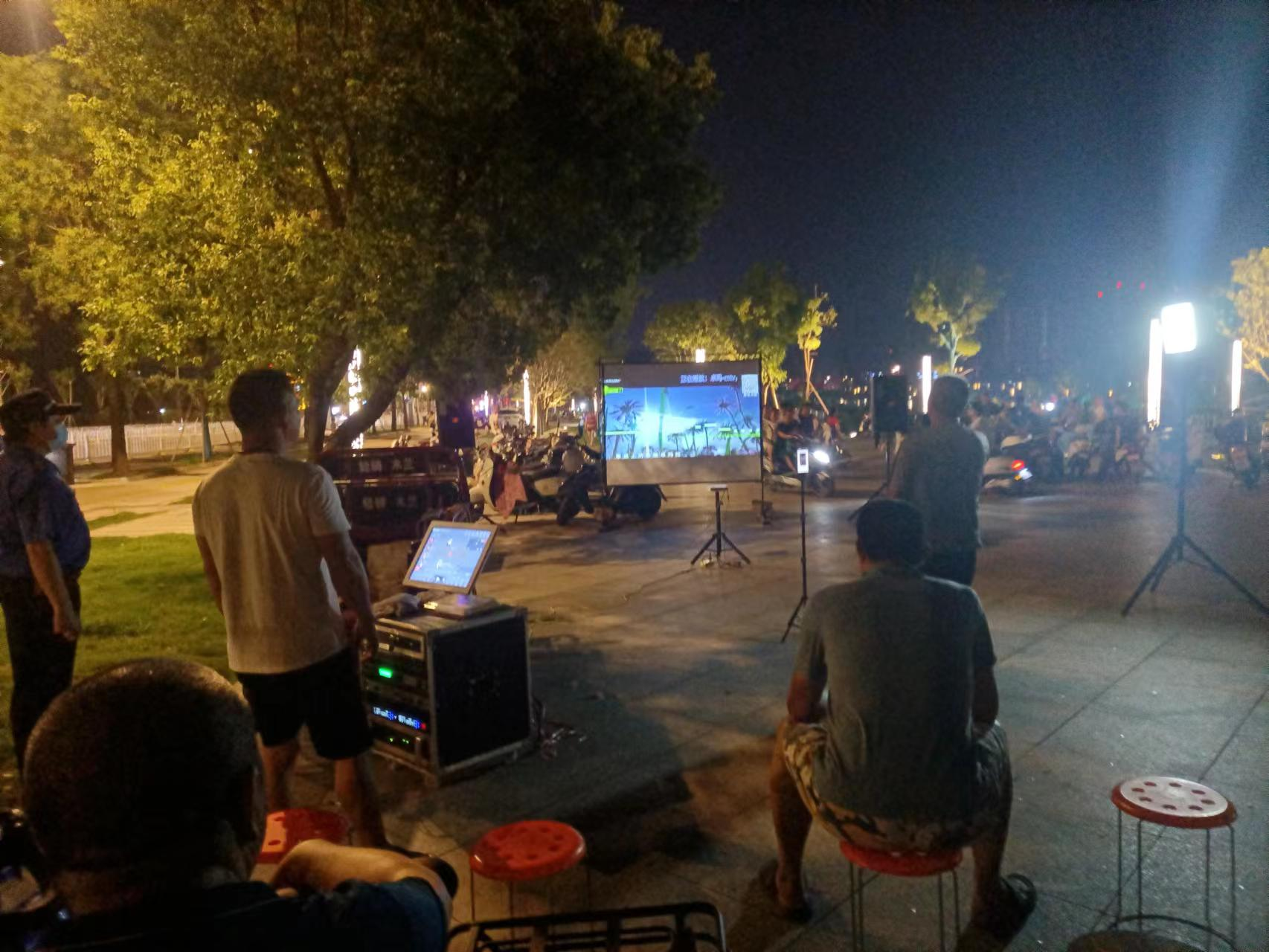 孝南整治夜间露天ktv营造休憩舒适环境