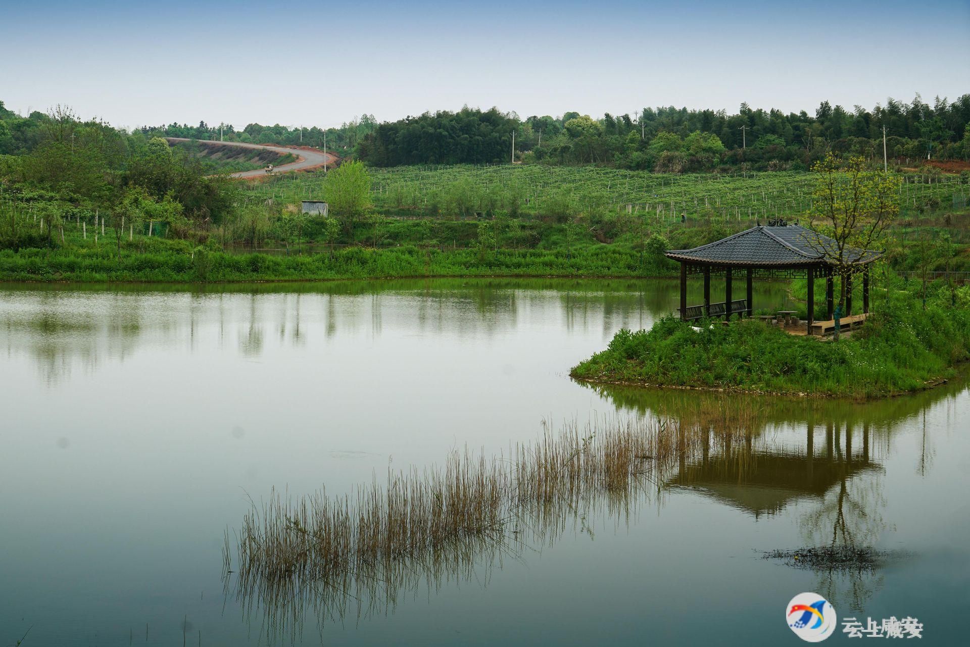 潼南凉风垭朝阳湖公园图片