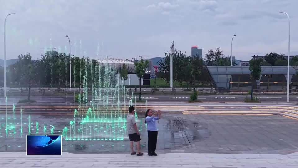 奋战二季度 冲刺双过半 | 奥体公园首座音乐喷泉完成调试