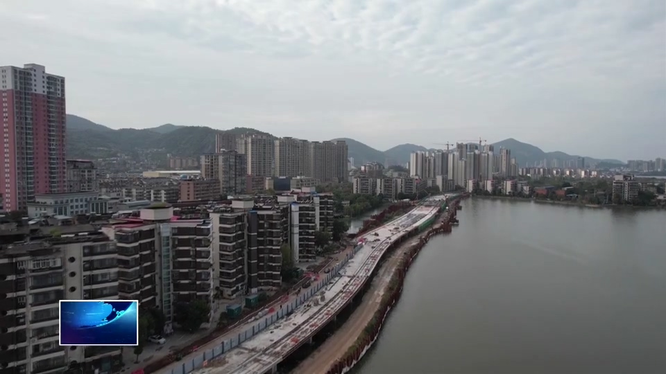 奋战四季度 决胜“十四五” | 颐阳路生态廊道工程桥梁主体结构顺利合龙