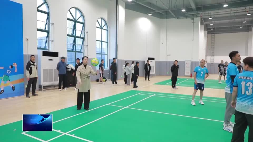 2025年黄石市教育系统气排球联赛开赛