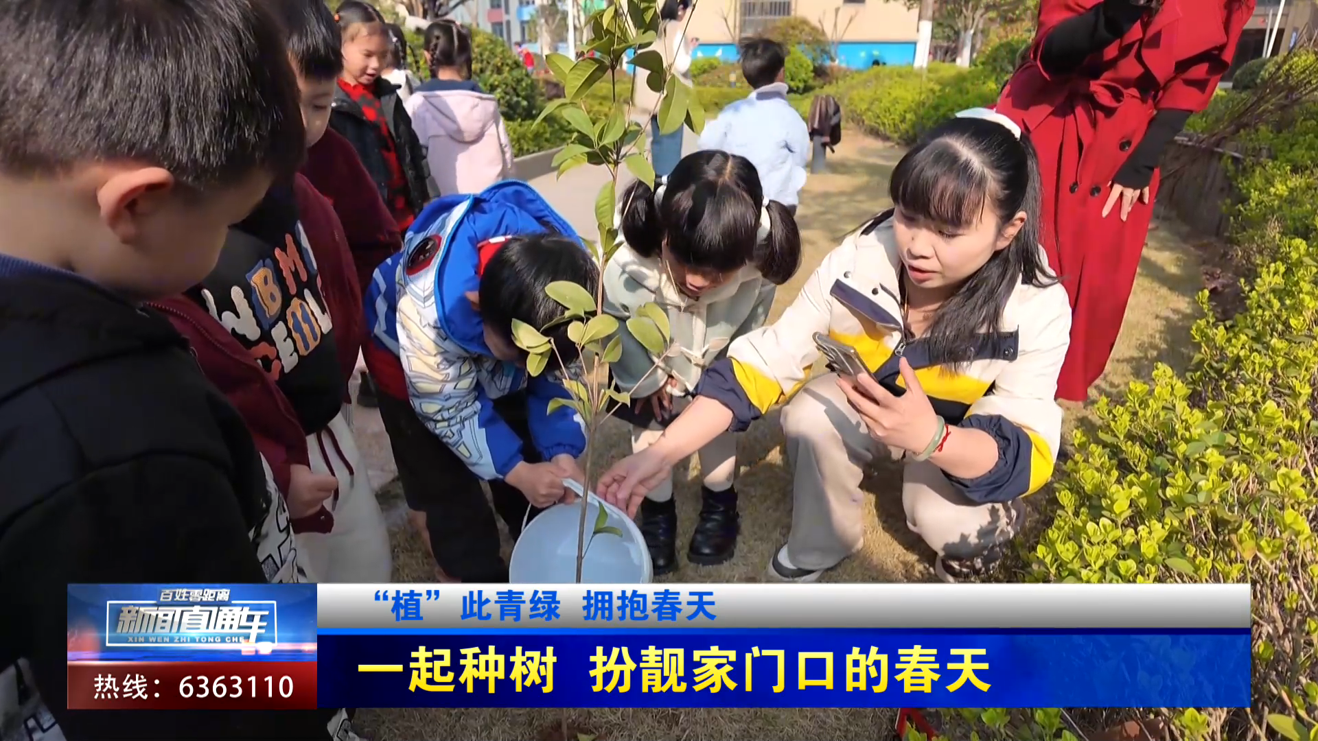 【新闻直通车】“植”此青绿 拥抱春天 | 一起种树 扮靓家门口的春天