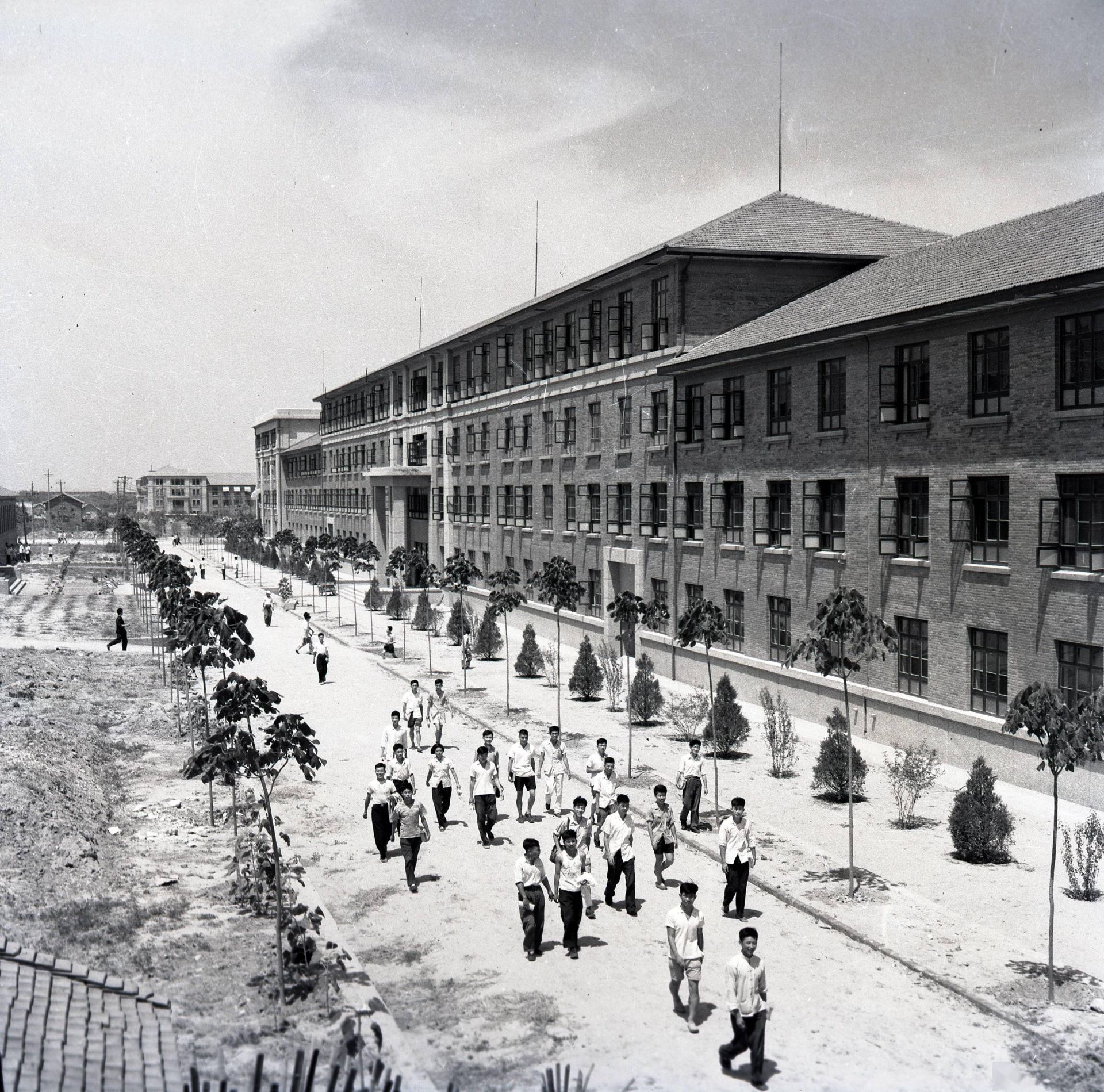 1959年拍攝的西遷后的交通大學(xué)校園一景（資料照片）。