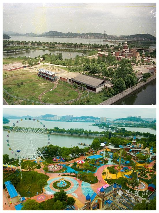 11组新旧图片对比带你感受黄石时代变迁