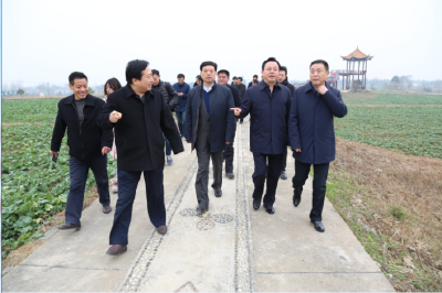 肖伏清赴沙洋县开展综治联系点调研