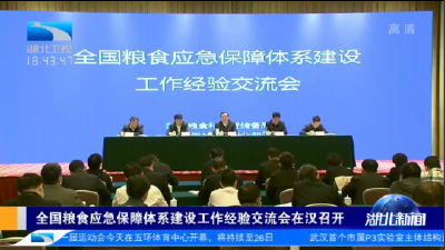全国粮食应急保障体系建设工作经验交流会在汉召开