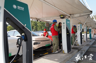 里程无忧！春节期间武汉境内高速服务站新能源车充电量同比增长336%