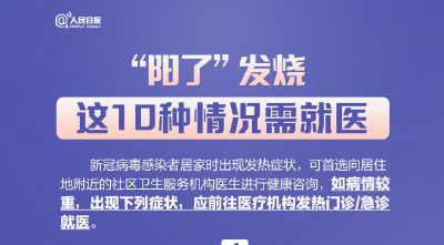 周知！阳了发烧10种情况应就医