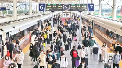 全国铁路连续7天发送旅客超千万人次