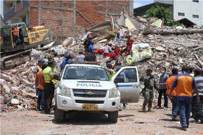 厄瓜多尔地震已致12人死亡