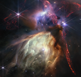 来自宇宙的多巴胺配色！NASA公布恒星诞生图像