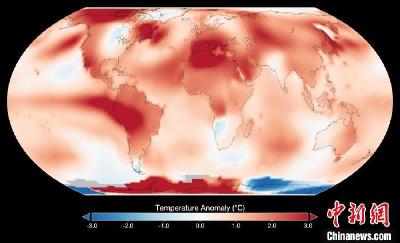 NASA：今年七月为有记录以来最热月份