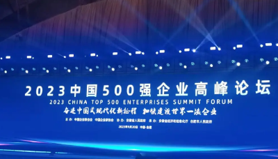 中国企业500强营收超108万亿元，比上年增长5.74%