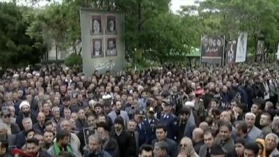 伊朗总统莱希遗体告别仪式在大不里士举行