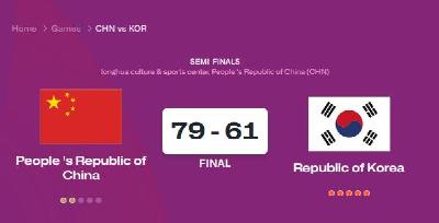 中国U18女篮晋级亚洲杯决赛 张子宇砍下34分16篮板