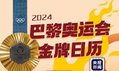 最新！巴黎奥运会金牌赛事日历来了