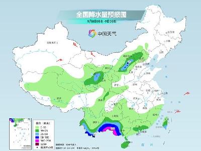 广西云南局地有大暴雨 北方多地降雨降温 全国天气一览