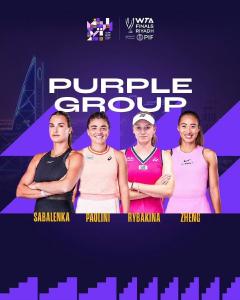WTA年终总决赛分组揭晓 郑钦文首秀再战萨巴伦卡 