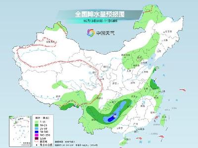 南方降雨范围扩展 东北多地气温将明显偏高