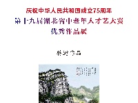 第十九届湖北省中老年人才艺大赛绘画特邀作品展示