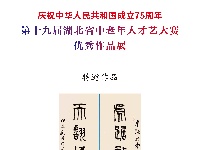 第十九届湖北省中老年人才艺大赛书法特邀作品展示