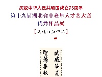 第十九届湖北省中老年人才艺大赛书法二等作品展示