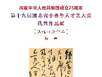 第十九届湖北省中老年人才艺大赛书法特等作品展示