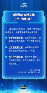 学习卡丨习近平：加强军魂教育，把兵之初、飞之初搞扎实