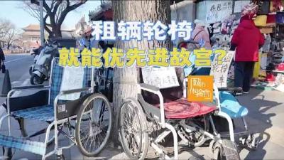 故宫回应“游客租轮椅不排队”：已留意到相关情况，将加强排查