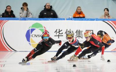 短道速滑世巡赛首尔站 中国队混合接力摘银