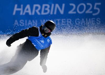 杨文龙夺得单板滑雪男子大跳台金牌