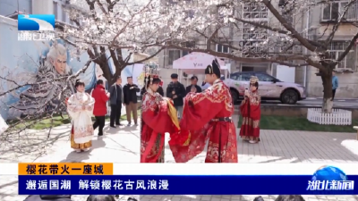 樱花带火一座城 | 邂逅国潮 解锁樱花古风浪漫