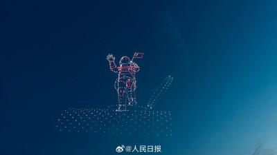 千架无人机复刻中国航天高光时刻