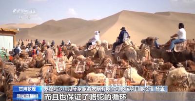 专属票号 边玩边等 在鸣沙山骑骆驼不用长时间排队啦~