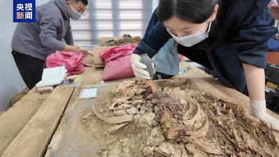 中华文明影响添新证 蒙扎铁佩遗址出土“五铢”钱和斜纹纬锦