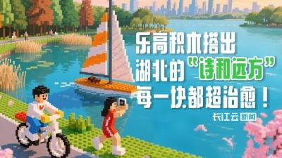 乐高积木搭出湖北的“诗和远方”，每一块都超治愈！