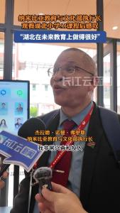 纳米比亚教育与文化部执行长观看湖北小学AI课程后感叹：湖北在未来教育上做得很好！